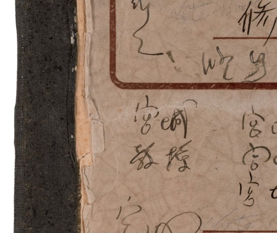 太宰治修身ノート（弘前大学附属図書館貴重資料）
