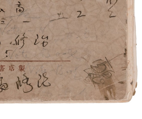 太宰治修身ノート（弘前大学附属図書館貴重資料）